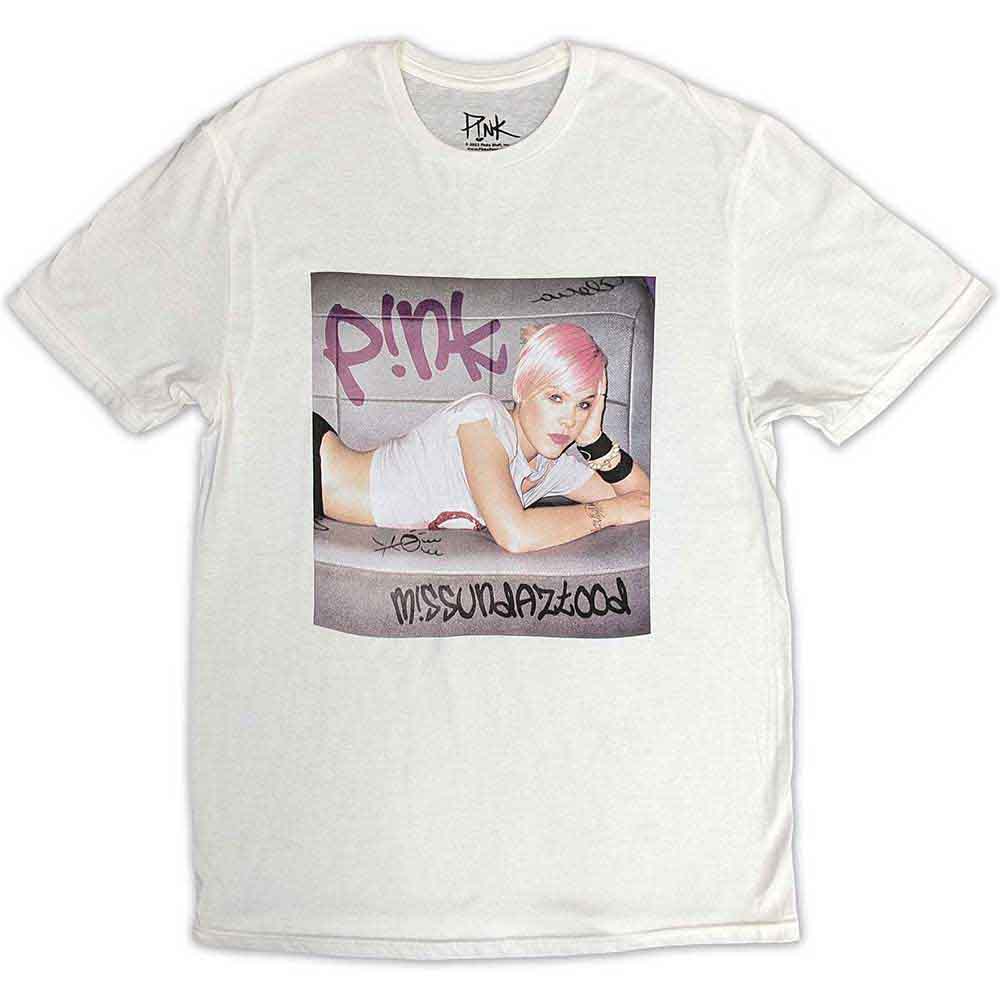 Pink | Missundaztood - T-Shirt White