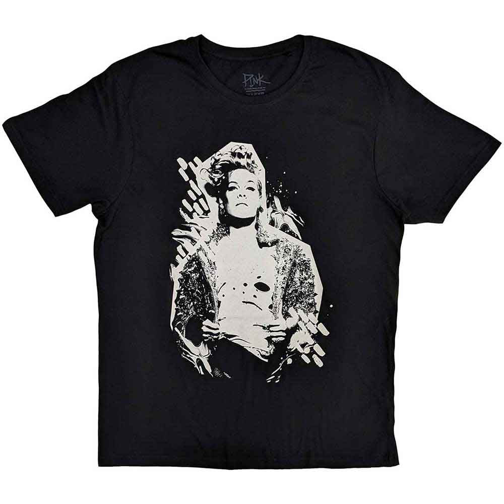 Pink | Painty - T-Shirt Black