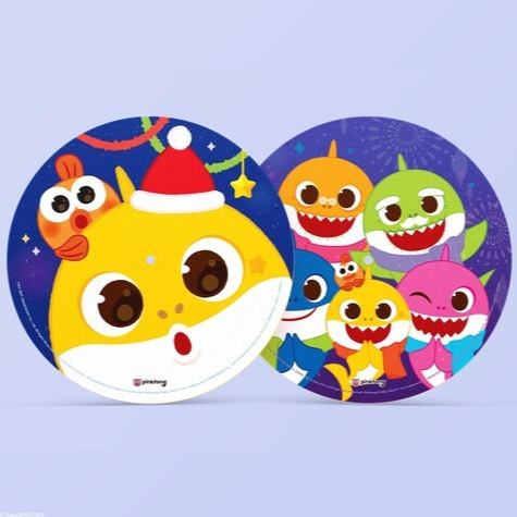 Pinkfong | Christmas Sharks (Picture Disc Vinyl) (7" Single) - Vinyl