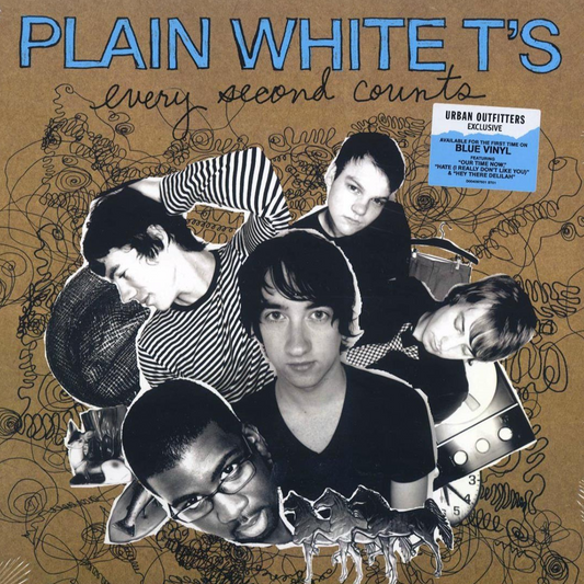 Plain White T's | Every Second Counts (Limited Edition, Blue Colored Vinyl, Bonus Track) - Vinyl