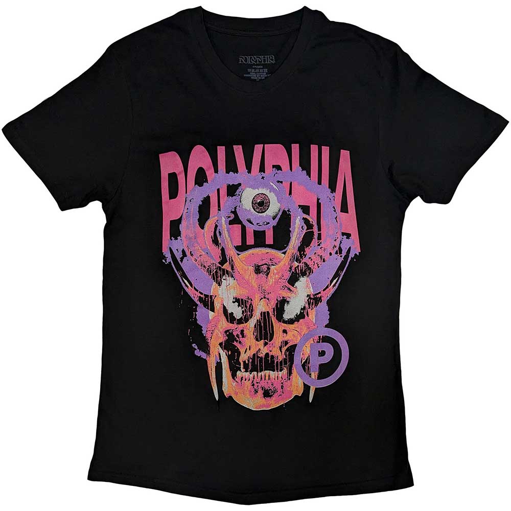 Polyphia | Skull Circle P - T-Shirt Black