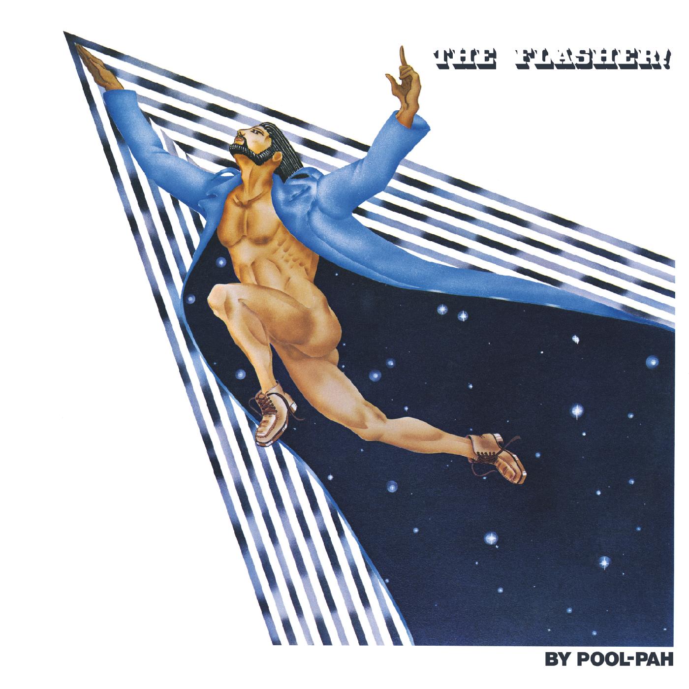 Pool-Pah | The Flasher (BLACK WITH WHITE SWIRL "NIGHT SKY" VINYL) - Vinyl