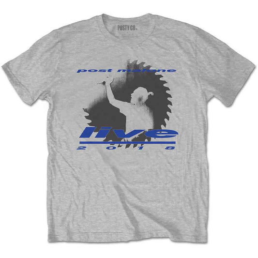 Post Malone | Live Saw - T-Shirt Grey