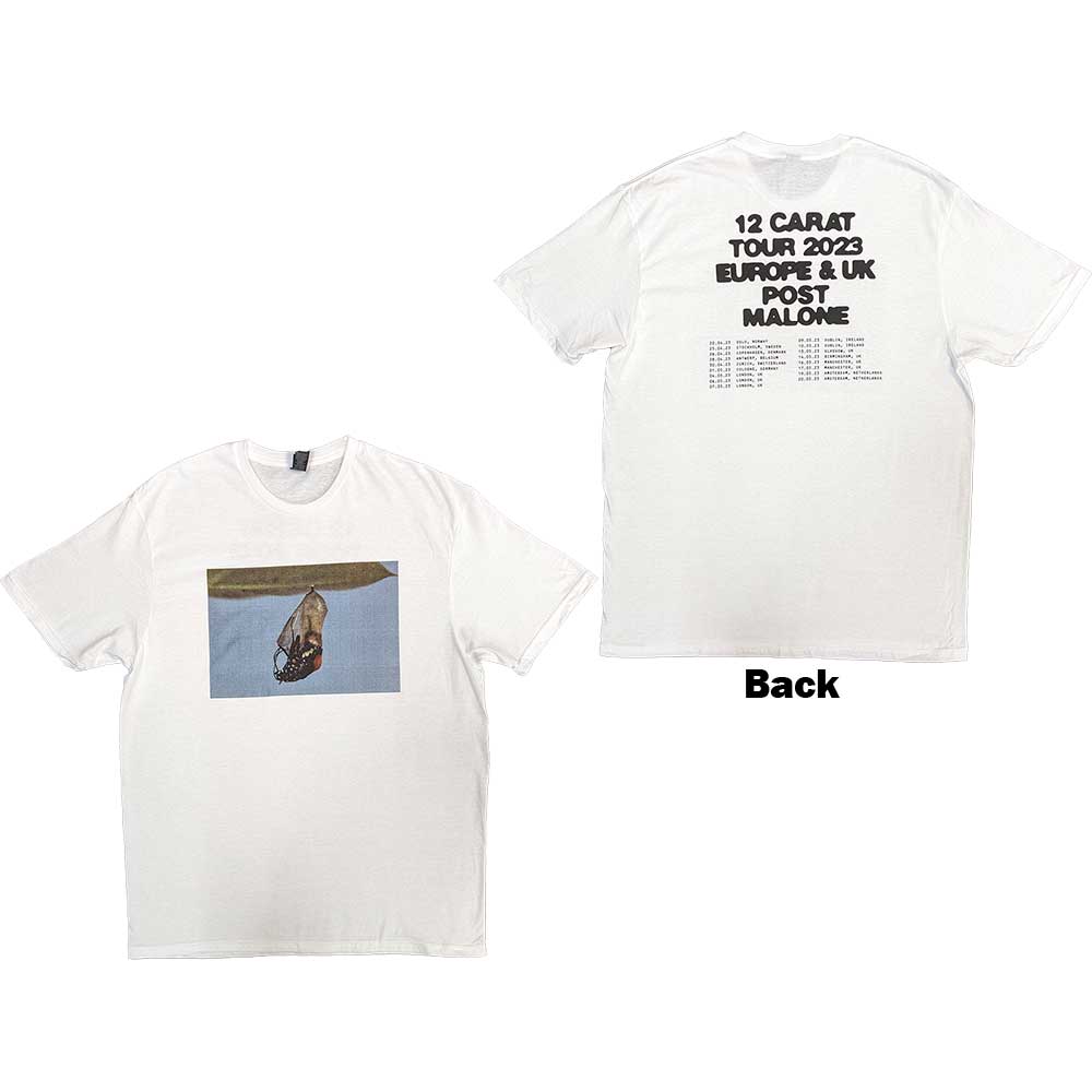 Post Malone | Resurface 2023 Tour Dates - T-Shirt White