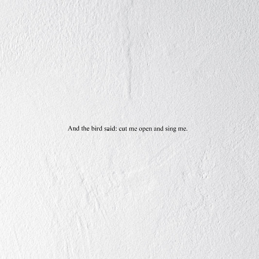 Prairie | And the Bird Said: Cut Me Open and Sing Me - Vinyl