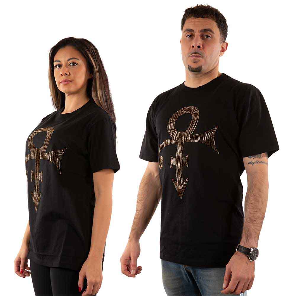 Prince | Gold Symbol - T-Shirt Black