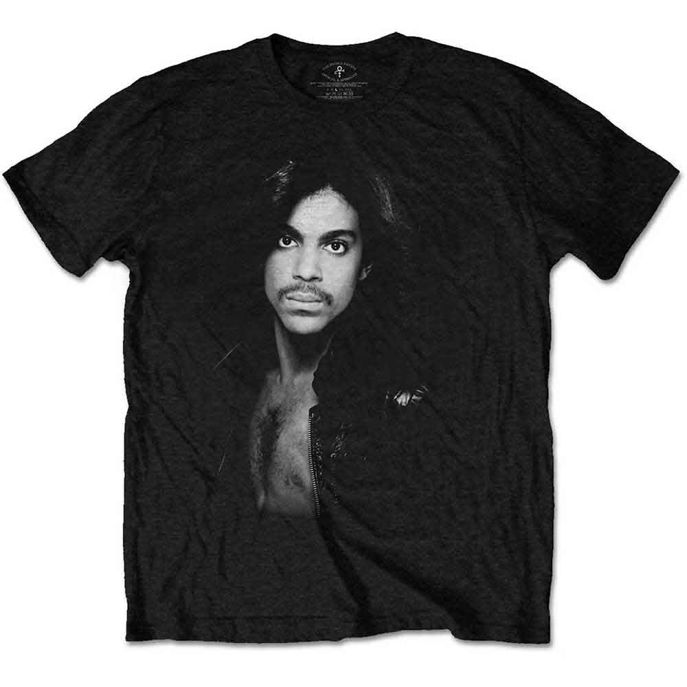 Prince | Leather Jacket - T-Shirt Black