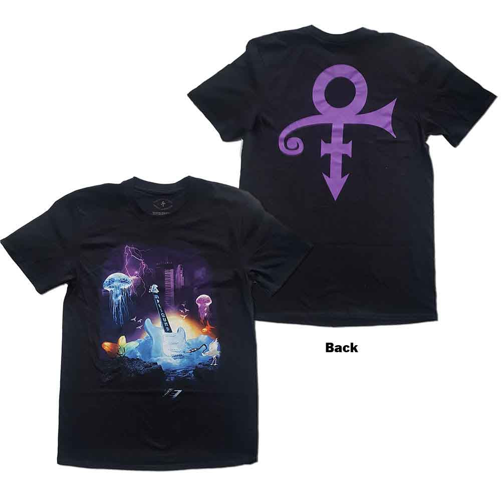 Prince | Lotus Flower - T-Shirt Black
