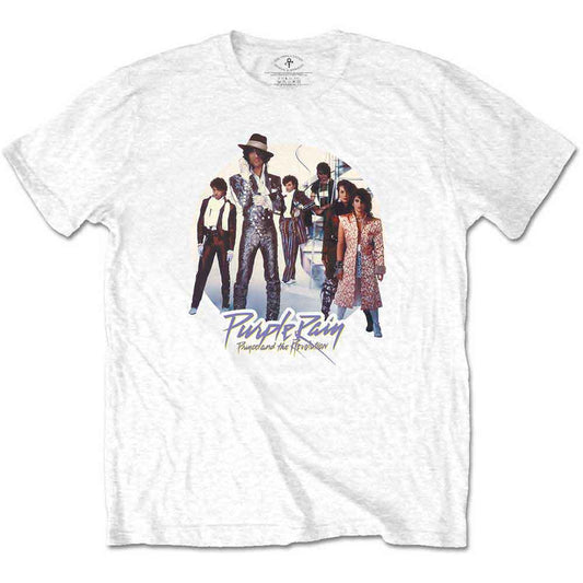 Prince | Purple Rain Circle - T-Shirt White