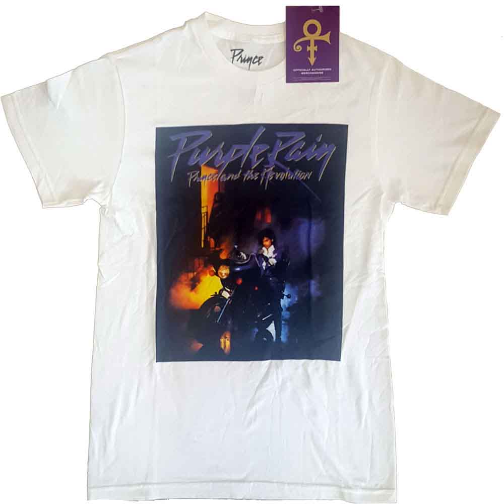 Prince | Purple Rain Square - T-Shirt White