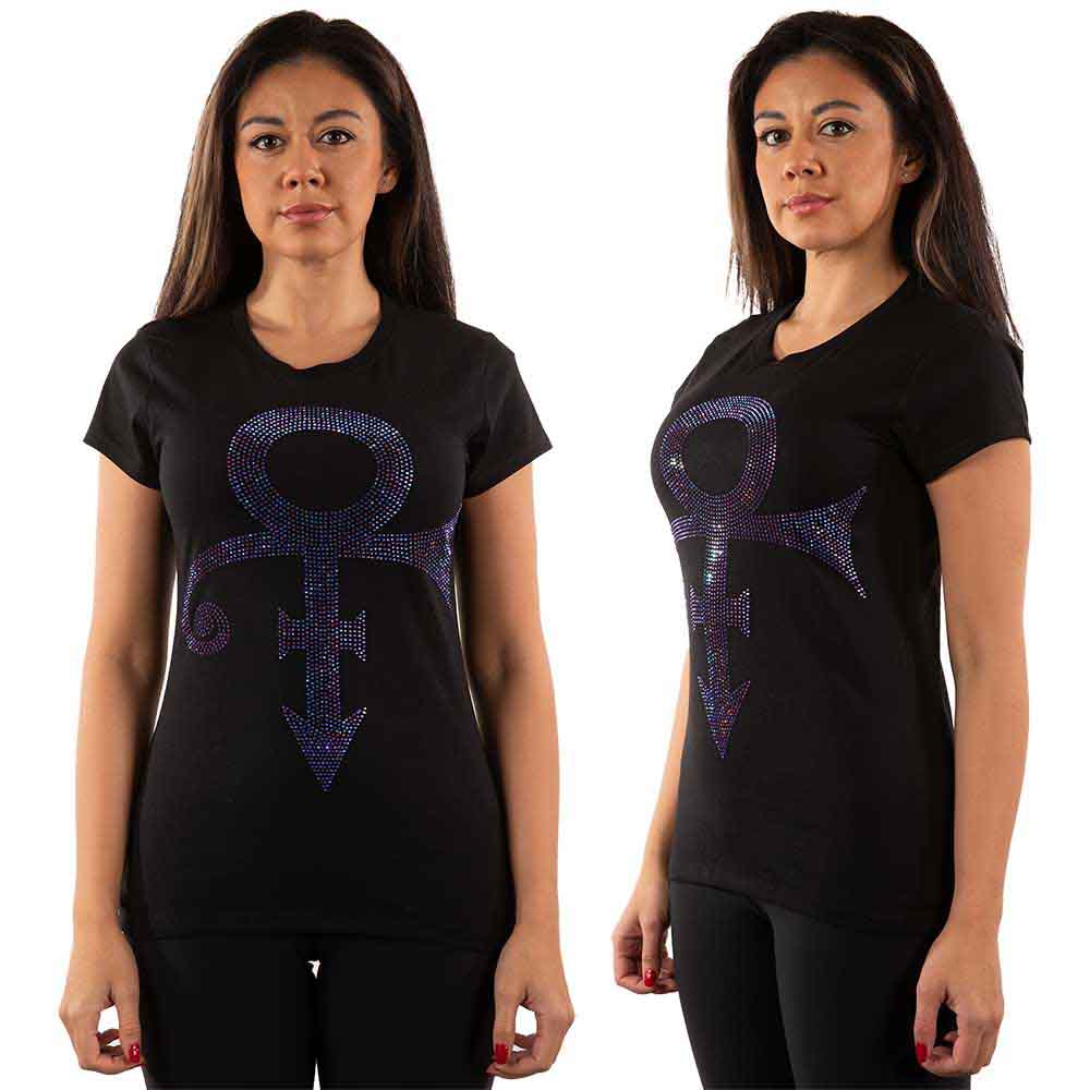 Prince | Purple Symbol - T-Shirt Black