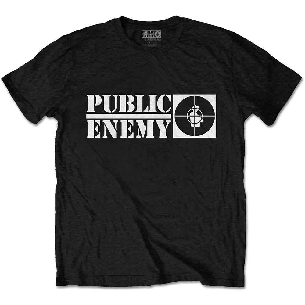 Public Enemy | Crosshairs Logo - T-Shirt Black
