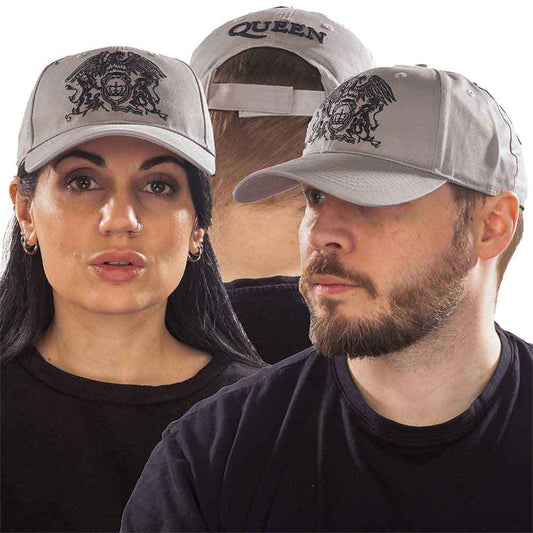 Queen | Black Classic Crest - Hat Grey