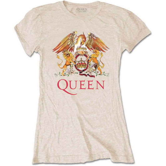 Queen | Classic Crest - T-Shirt Neutral