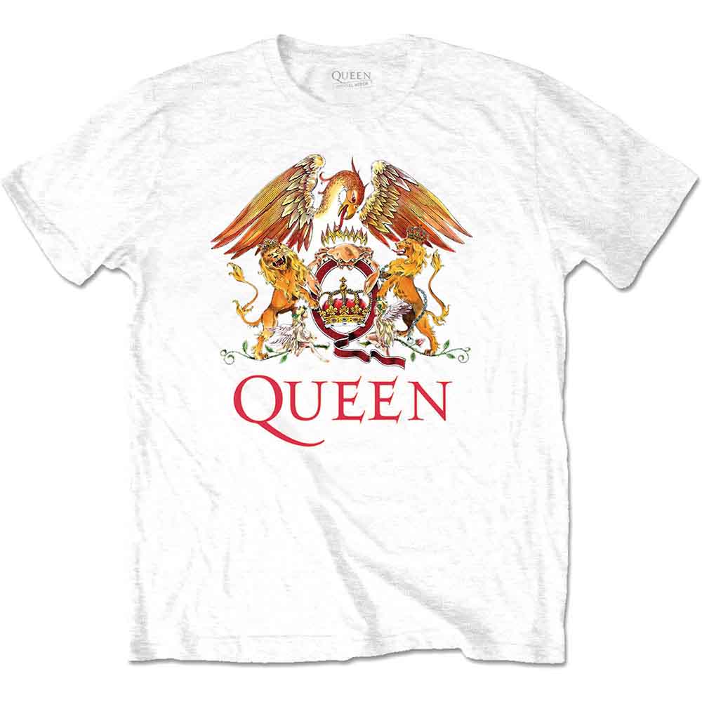 Queen | Classic Crest - T-Shirt White