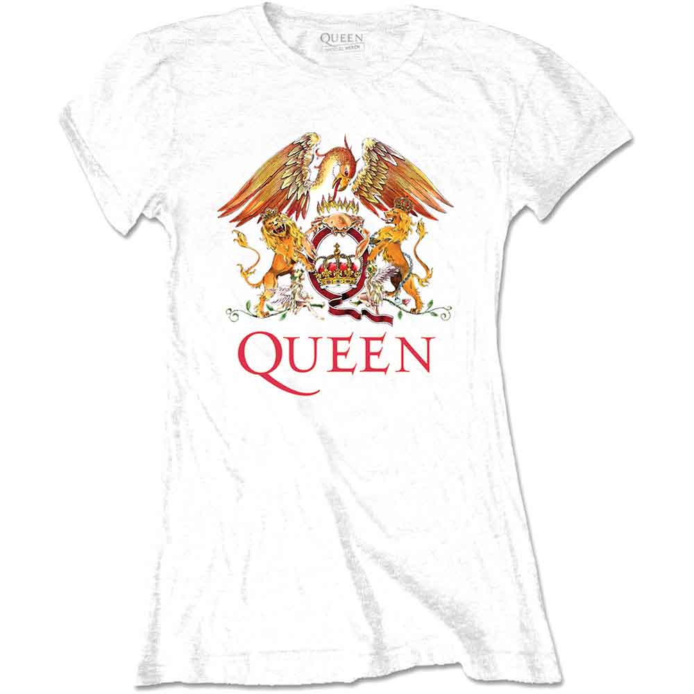 Queen | Classic Crest - T-Shirt White