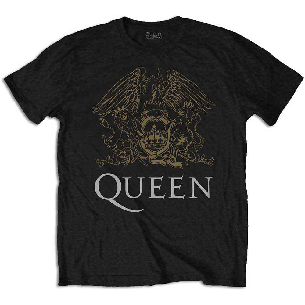 Queen | Crest - T-Shirt Black