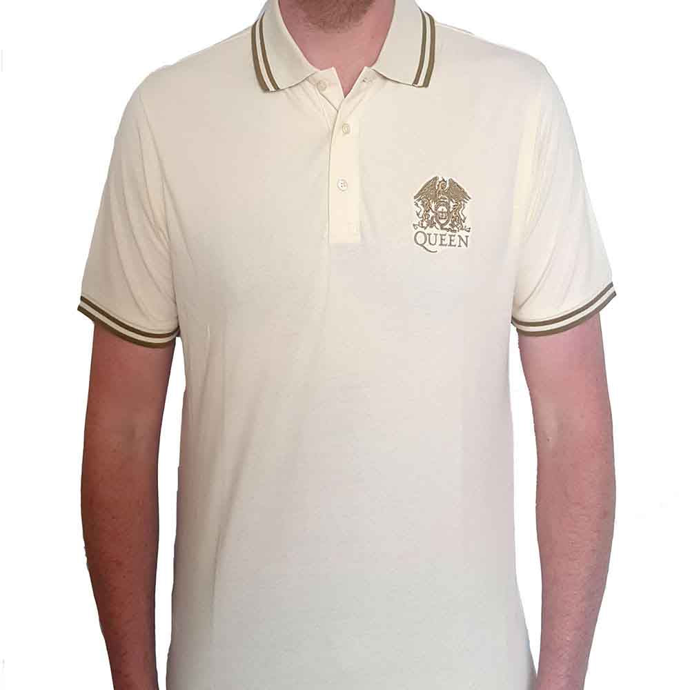 Queen | Crest Logo - T-Shirt Neutral