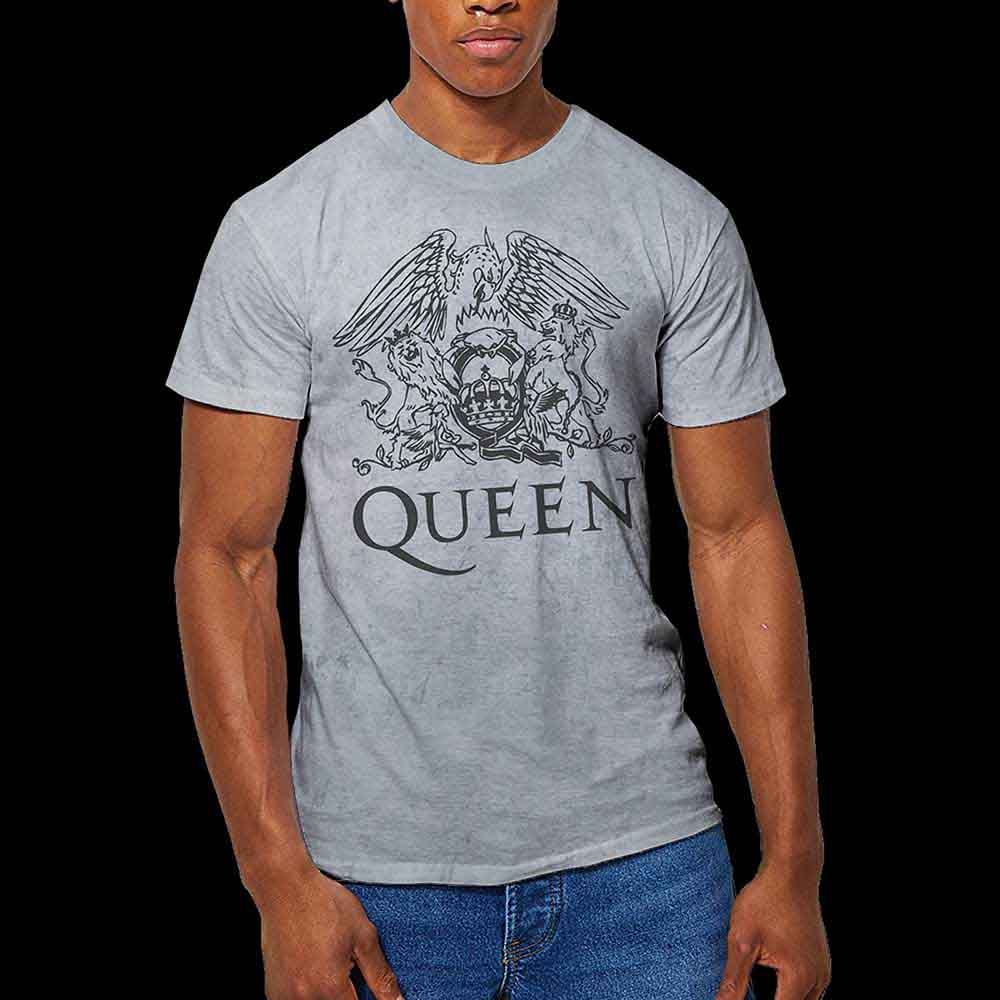 Queen | Crest - T-Shirt White