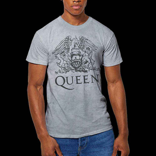 Queen | Crest - T-Shirt White