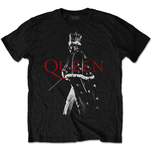 Queen | Freddie Crown - T-Shirt Black