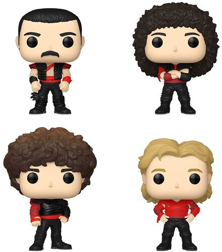 Queen | FUNKO POP! Rocks: Queen - 4-Pack (Large Item, Vinyl Figure, 4 Pack) - Action Figure