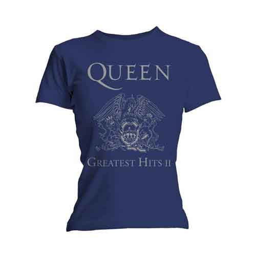 Queen | Greatest Hits II - T-Shirt Blue