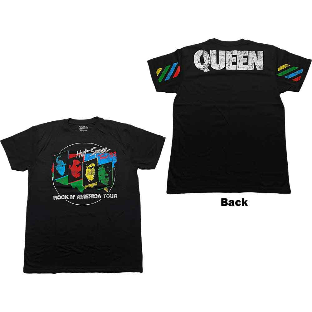 Queen | Hot Space Tour '82 - T-Shirt Black