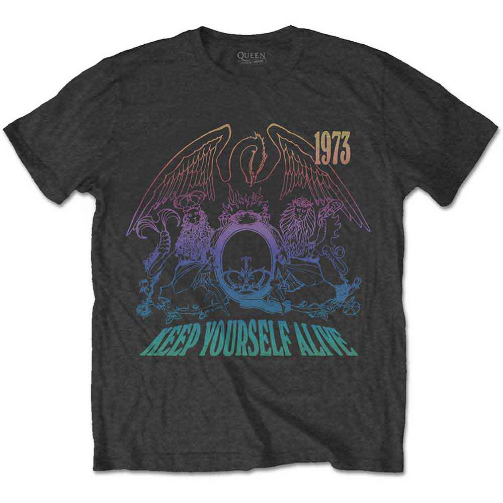 Queen | Keep Yourself Alive - T-Shirt Grey