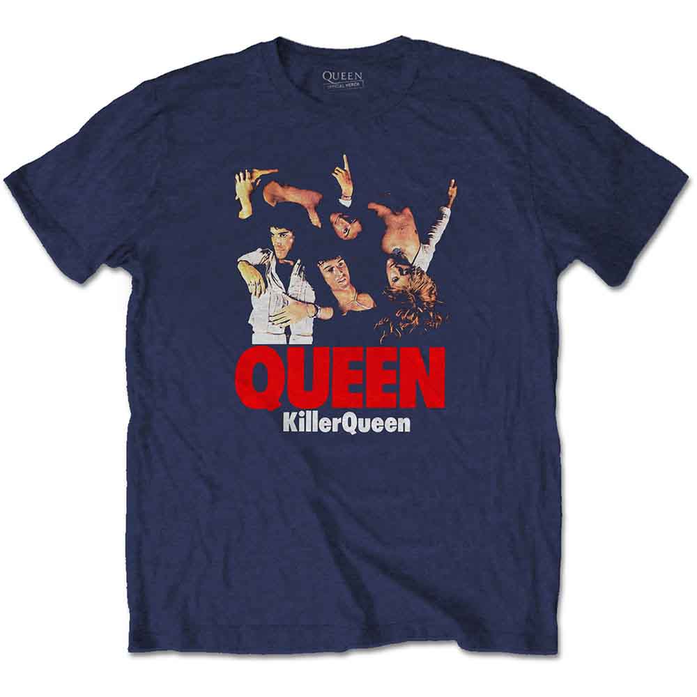 Queen | Killer Queen - T-Shirt Blue