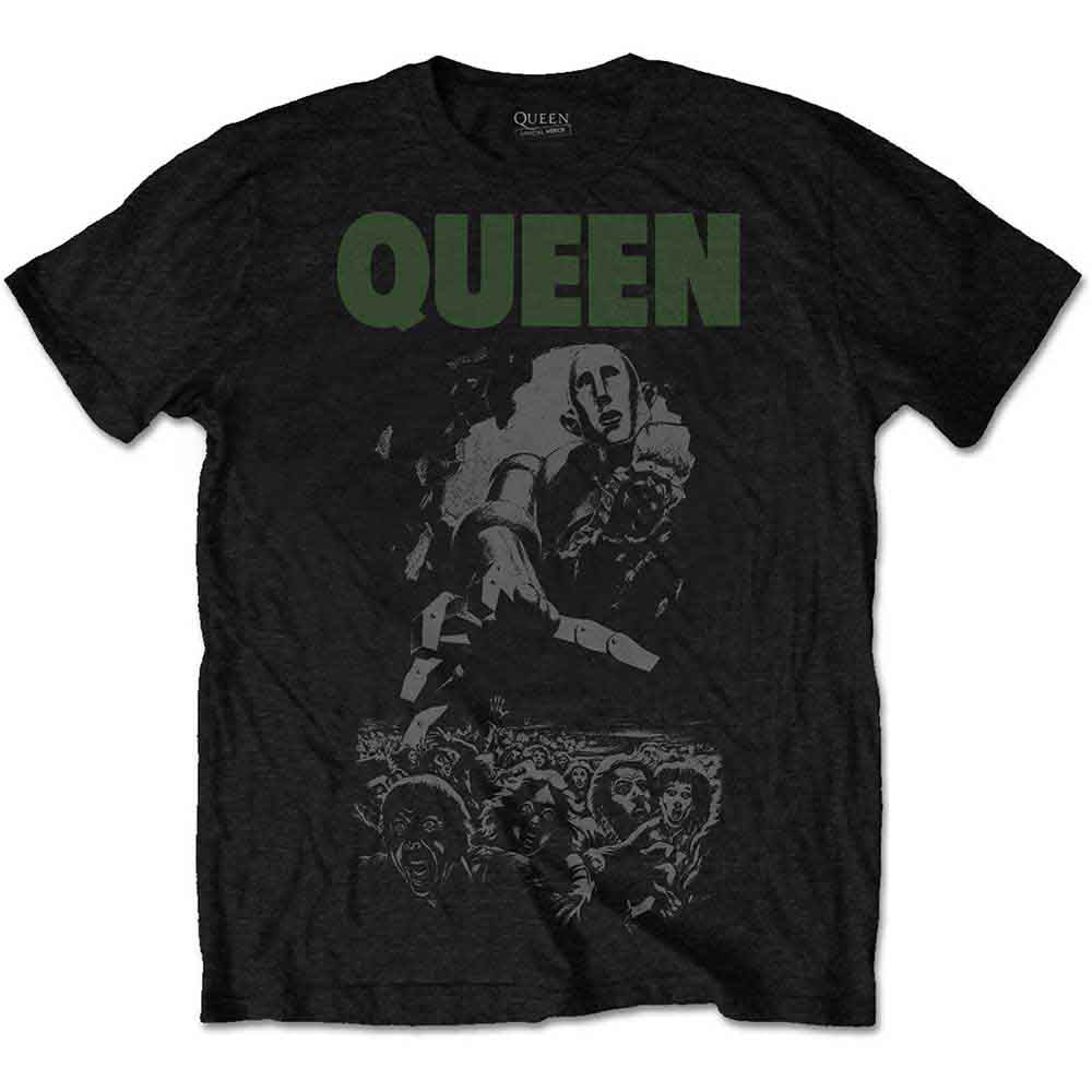 Queen | News of the World 40th Full Cover - T-Shirt Black