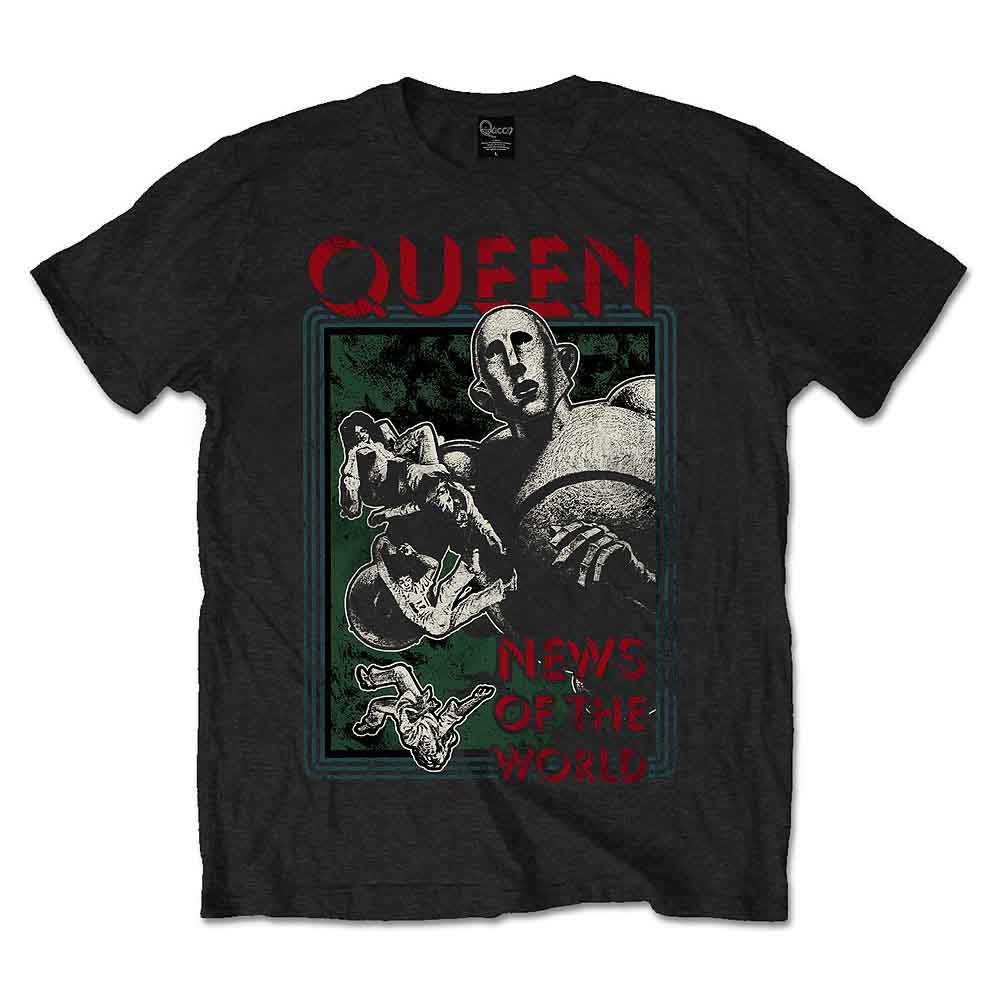 Queen | News of the World - T-Shirt Black