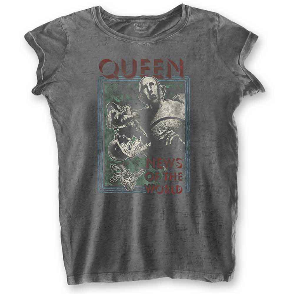 Queen | News of the World - T-Shirt Grey