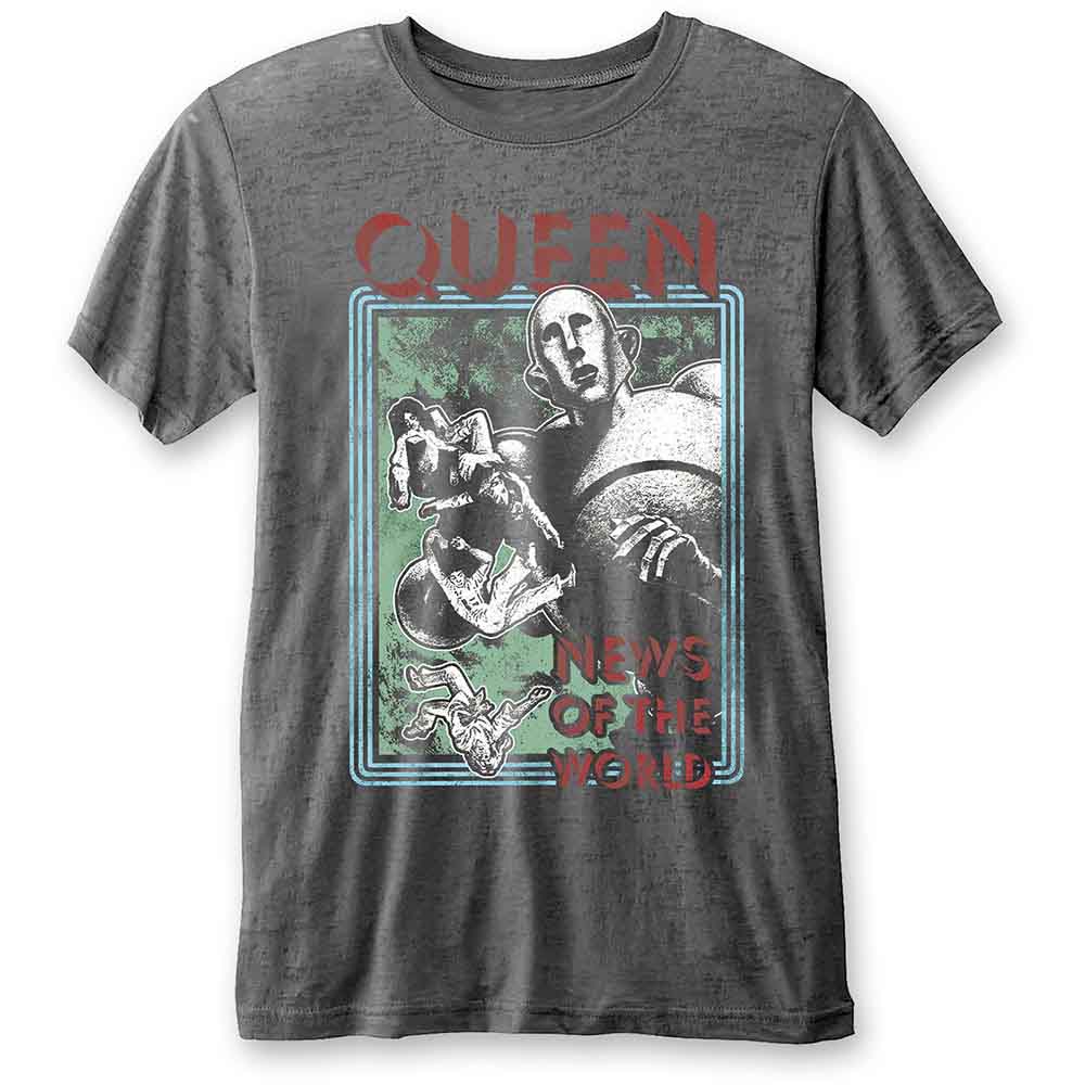 Queen | News of the World - T-Shirt Grey