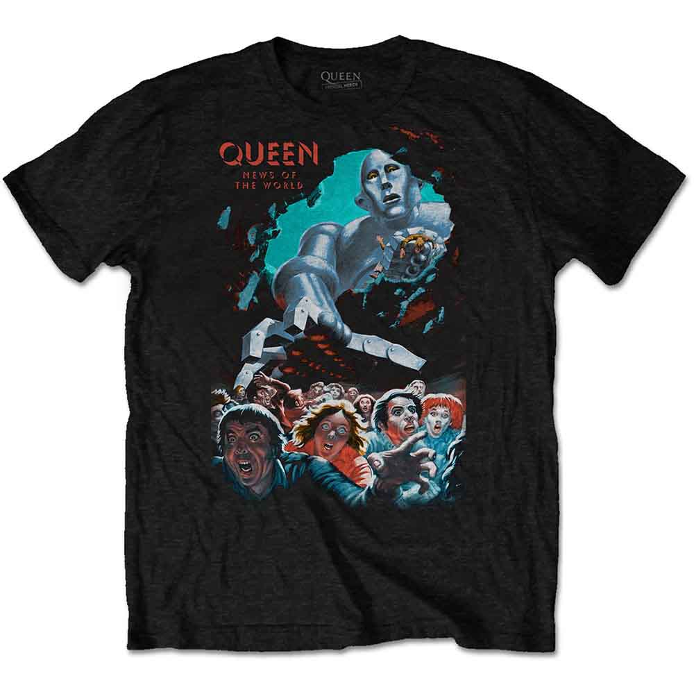 Queen | News Of The World Vintage - T-Shirt Black