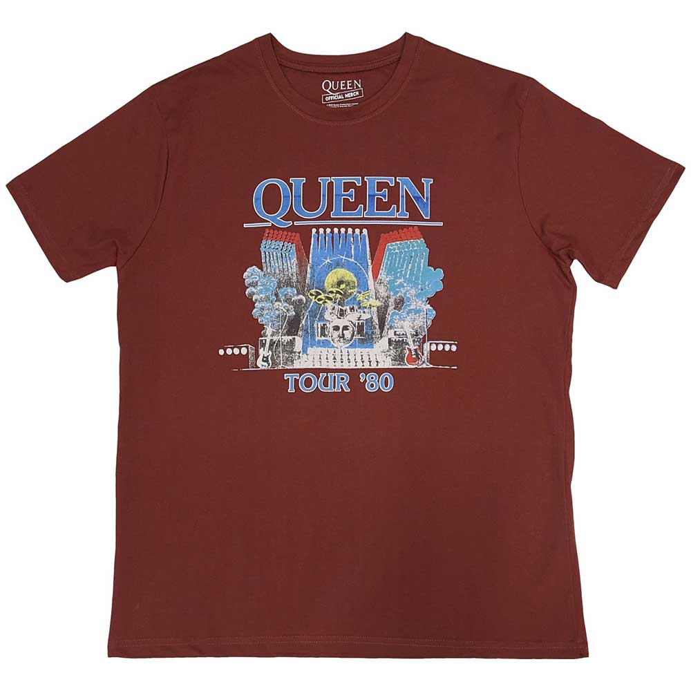 Queen | Tour '80 - T-Shirt Red