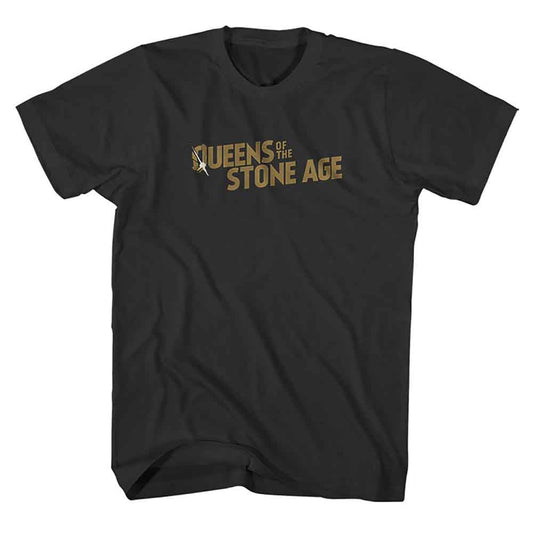 Queens Of The Stone Age | Bullet Shot Logo - T-Shirt Black