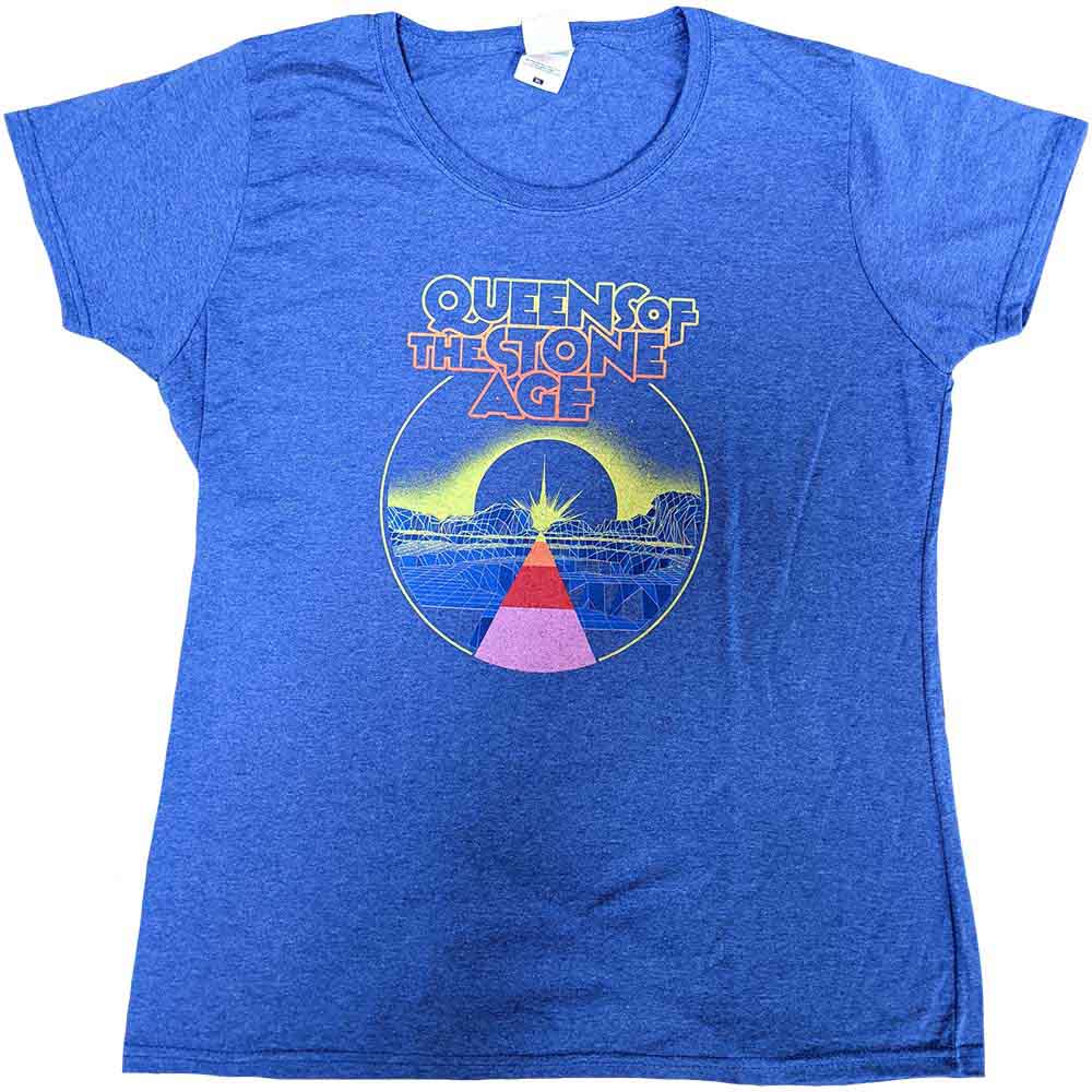 Queens Of The Stone Age | Warp Planet - T-Shirt Blue