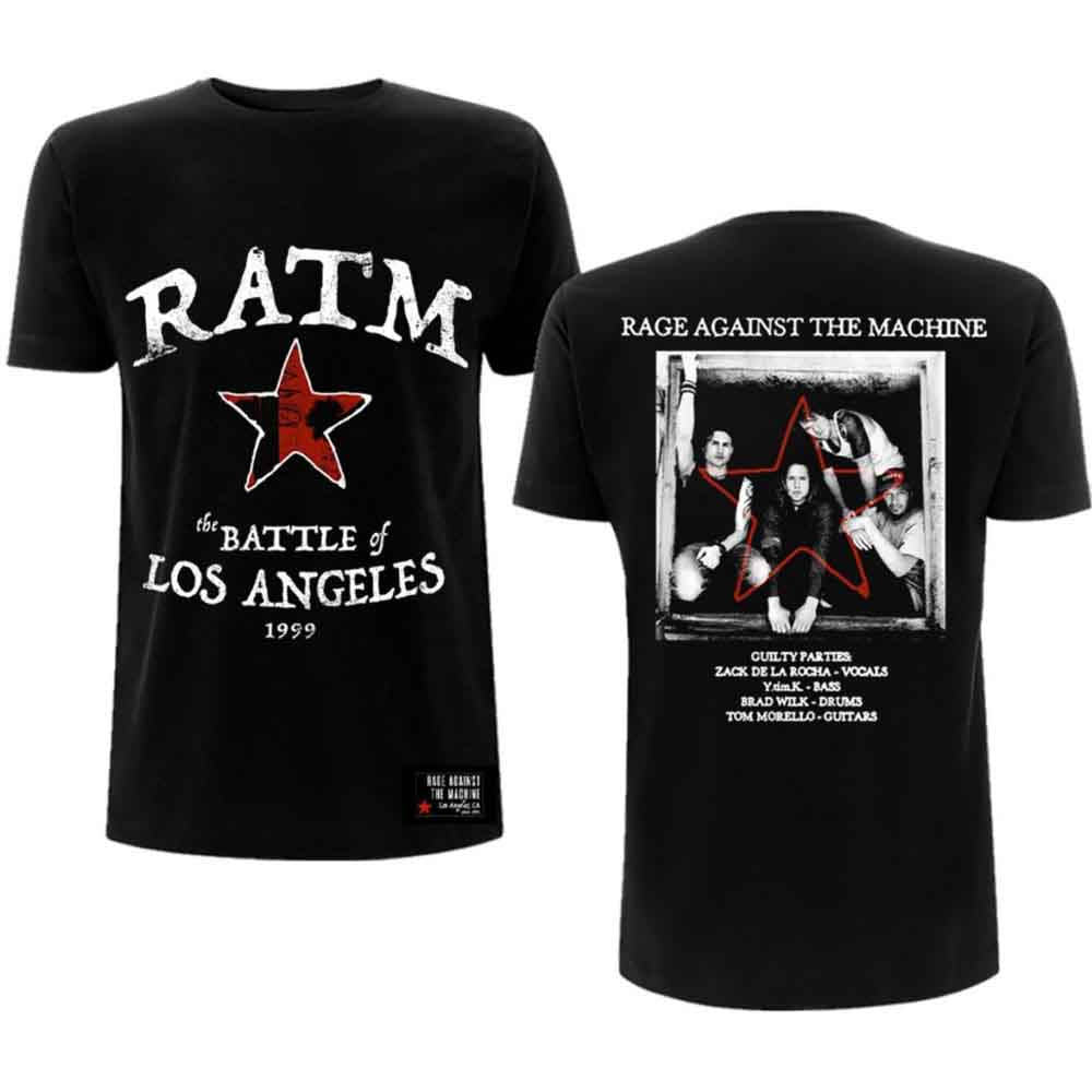 Rage Against The Machine | Battle Star - T-Shirt Black