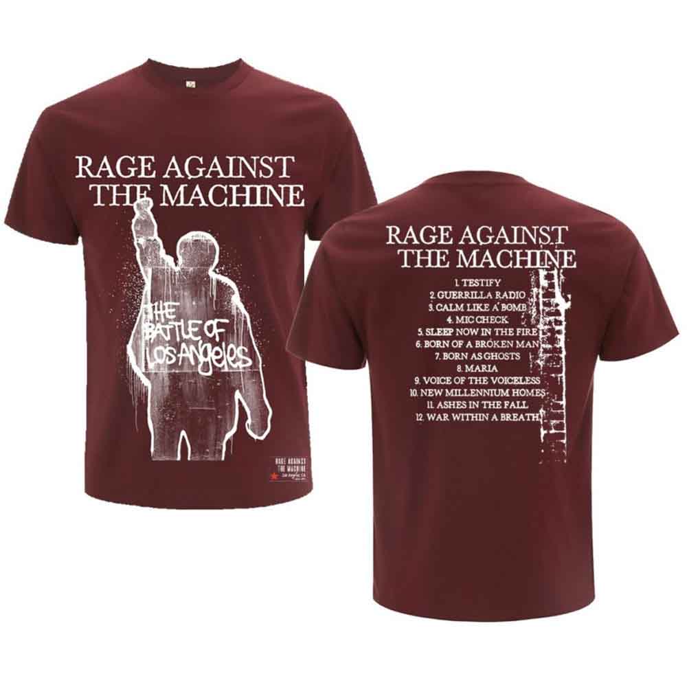 Rage Against The Machine | BOLA Album Cover - T-Shirt Red