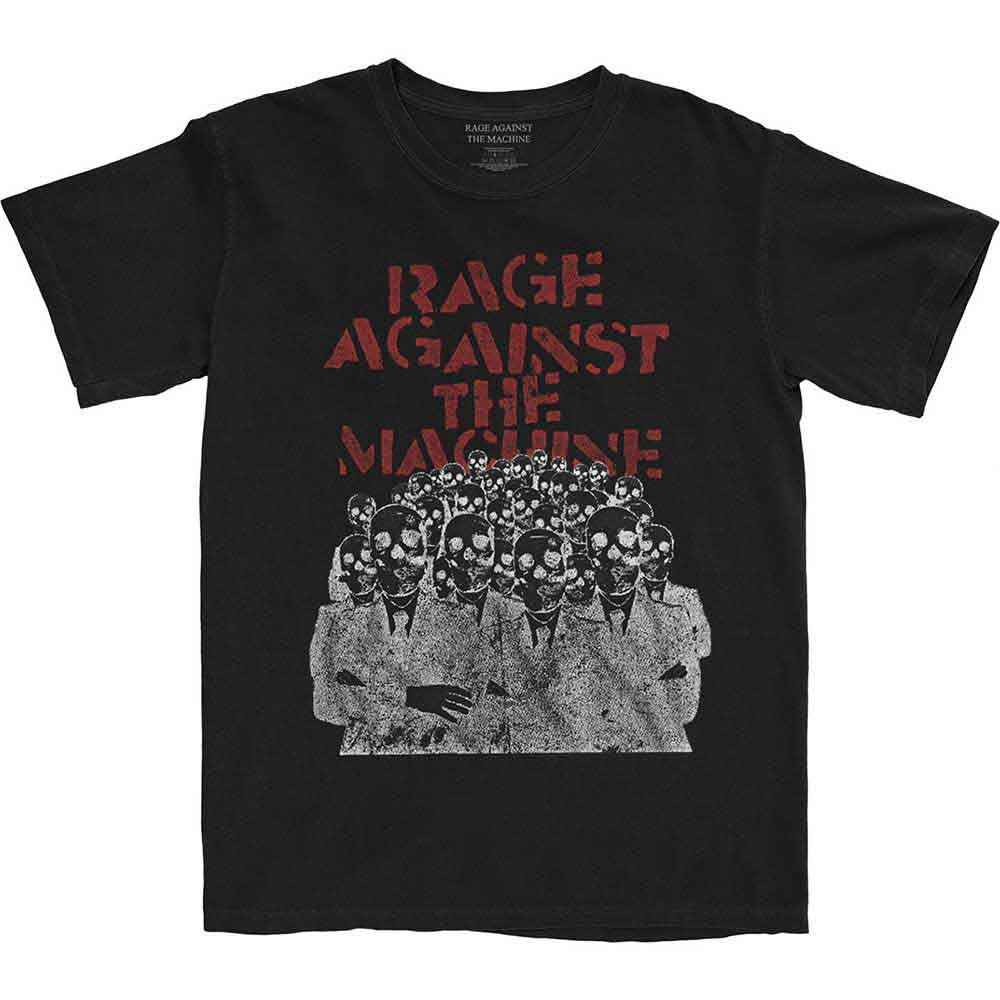 Rage Against The Machine | Crowd Masks - T-Shirt Black