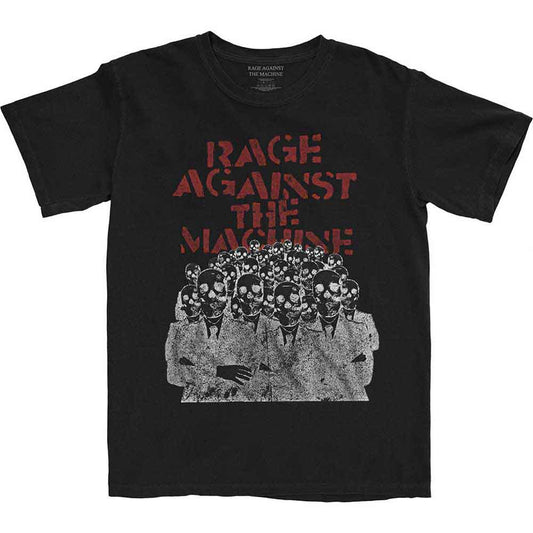 Rage Against The Machine | Crowd Masks - T-Shirt Black