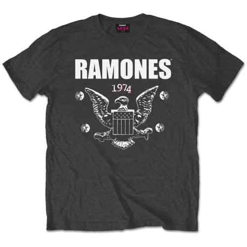 Ramones | 1974 Eagle - T-Shirt Grey