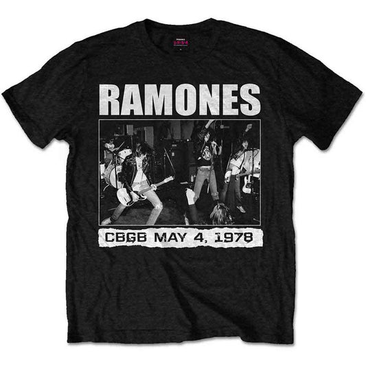 Ramones | CBGB 1978 - T-Shirt Black