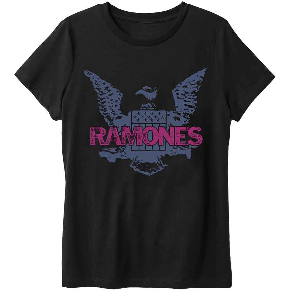Ramones | Purple Eagle - T-Shirt Black
