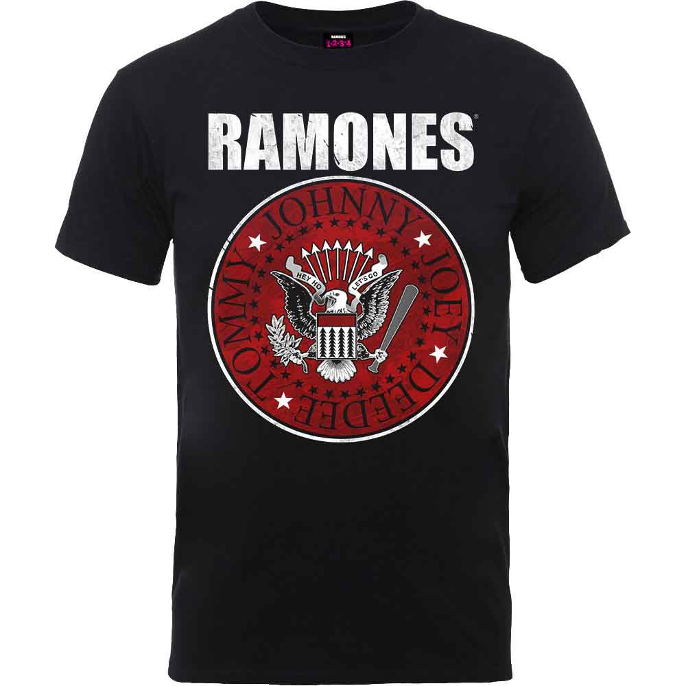 Ramones | Red Fill Seal - T-Shirt Black