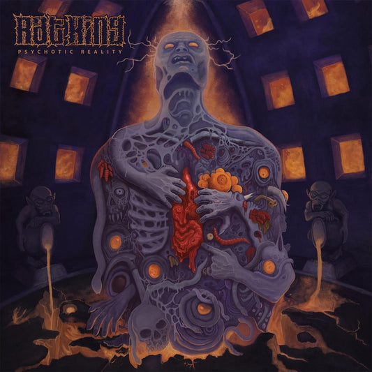 Rat King | Psychotic Reality (CLEAR WITH DEEP PURPLE & ORANGE SPLATTER VINYL) - Vinyl