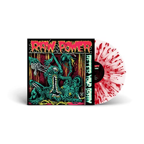Raw Power | After Your Brain (White W/ Red Splatter Vinyl) - Vinyl