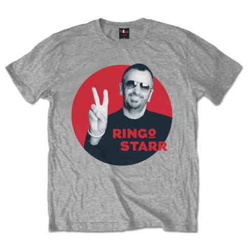 Ringo Starr | Peace Red Circle - T-Shirt Grey