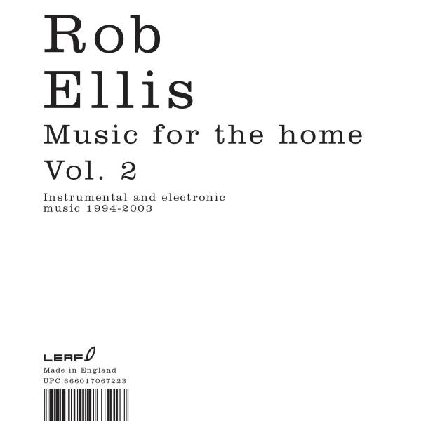 Rob Ellis | Music For The Home Vol II - CD